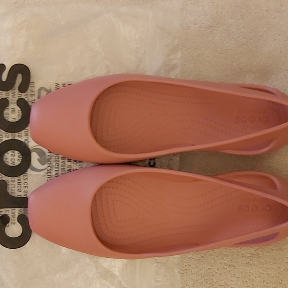 CROCS Sloane Blossom Pink Flat Sz 11W NEW --PAYPAL Payment ONLY - Picture 7 of 7